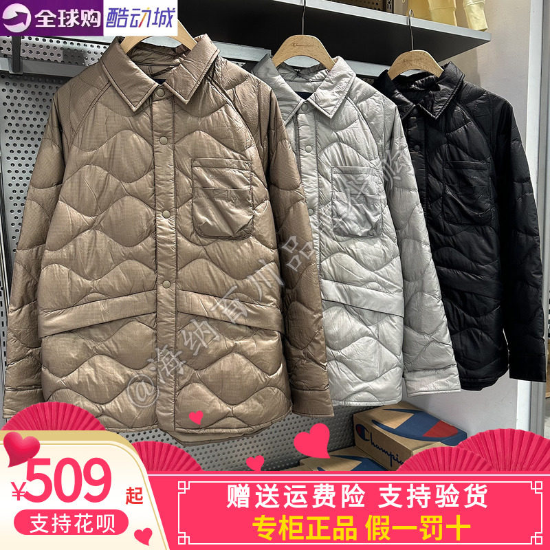 Champion冠军男女同款2026冬款运动休闲翻领轻薄羽绒服U5CDJSU008