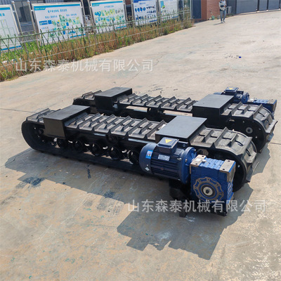 单边履带行走总成 改装工程机械履带底盘总成 全地形自行走履带车