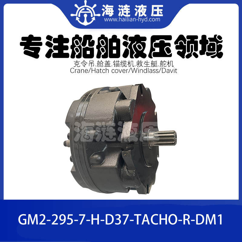 船舶甲板开舱液压马达GM2-295-7-H-D37-TACHO-R-DM1