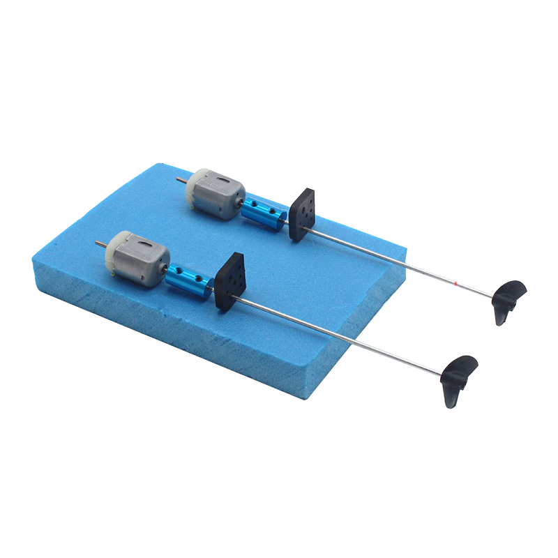 船模尾桨套装diy手工船制作材料打窝船螺旋桨传动轴模型马达配件