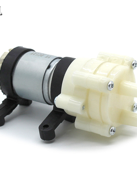 R385直流隔膜泵12v 24v鱼缸泵换水泵微型直流水泵DIY浇花泵抽水泵