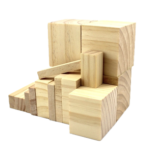 松木方正方形小木块长方形木头块diy实木方块雕刻手工材料垫高体