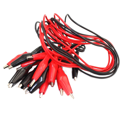 鳄鱼夹连接线带夹双头导线测试线