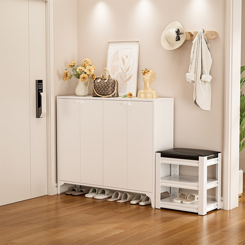 钢制鞋柜家用门口外楼道入户门铁皮鞋架大容量收纳防尘金属玄关柜,住宅家具,鞋柜,淘宝优惠券,粉丝福利购,淘宝优惠卷