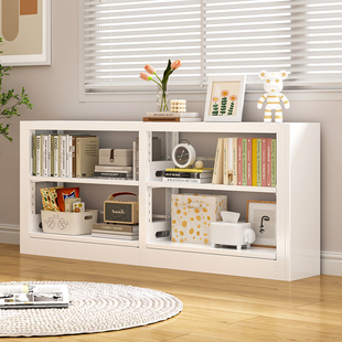 钢制书柜图书馆书架绘本架飘窗柜铁艺家用书架儿童简易收纳层架储