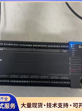 台达PLC控制器AS164T-A实物拍摄，通电如图。少一个.