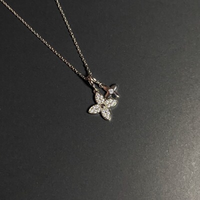 Vintage古著  【Double silver】 項鍊