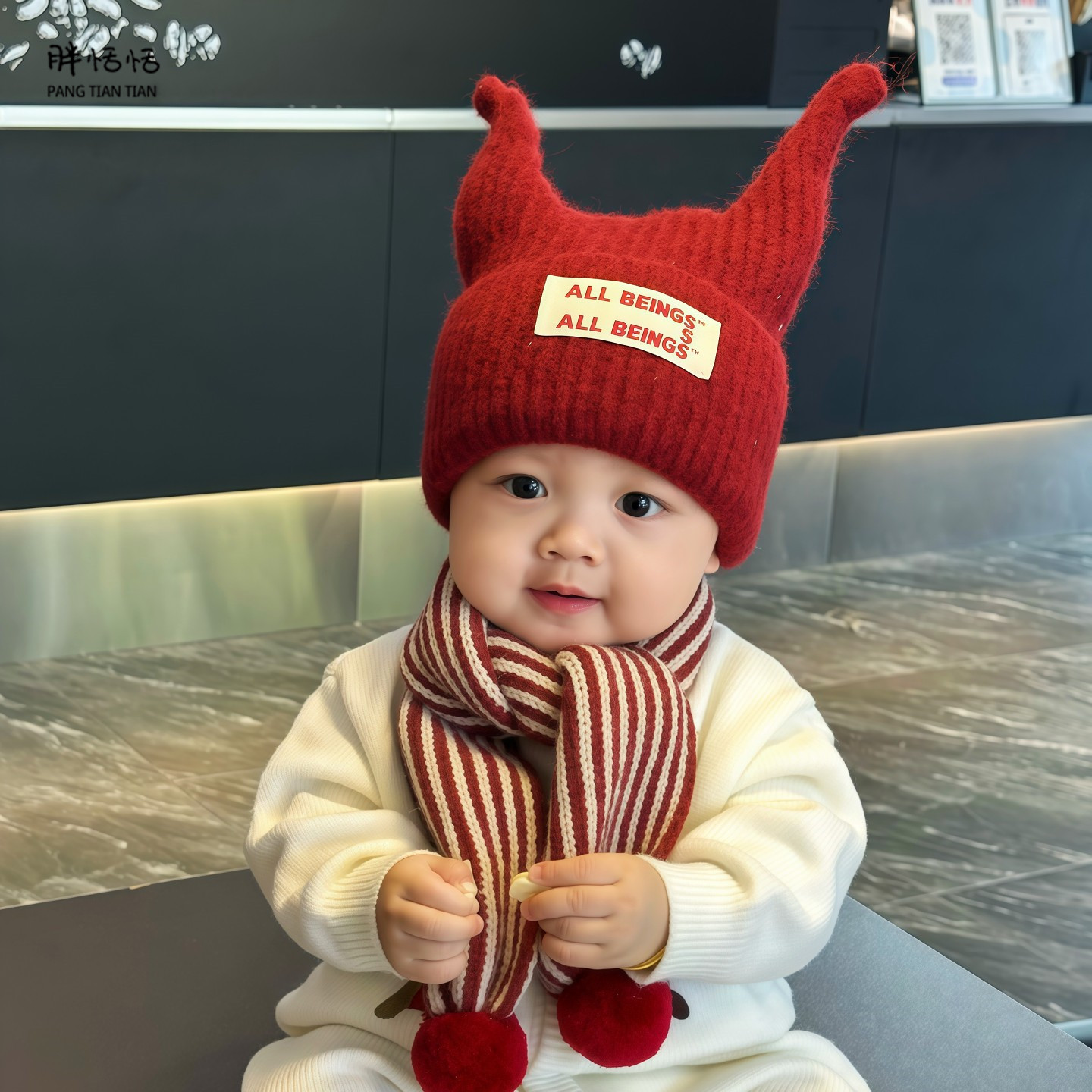 婴儿帽子冬季搞怪超萌小童针织帽秋冬男孩宝宝保暖防风套头毛线帽,童装/婴儿装/亲子装,帽子,淘宝优惠券,粉丝福利购,淘宝优惠卷
