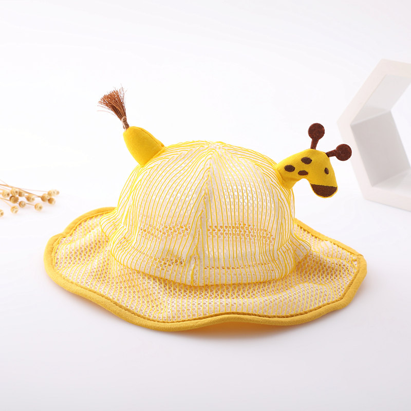 宝宝遮阳帽夏薄款网眼夏季防晒图片