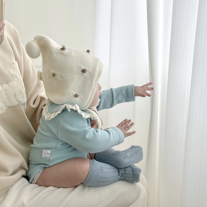 公主可爱女童护耳帽子婴儿精灵帽