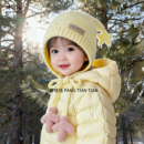 8岁婴儿童保暖防风毛线帽 加厚护耳精灵帽1 宝宝帽子冬季 女孩韩版