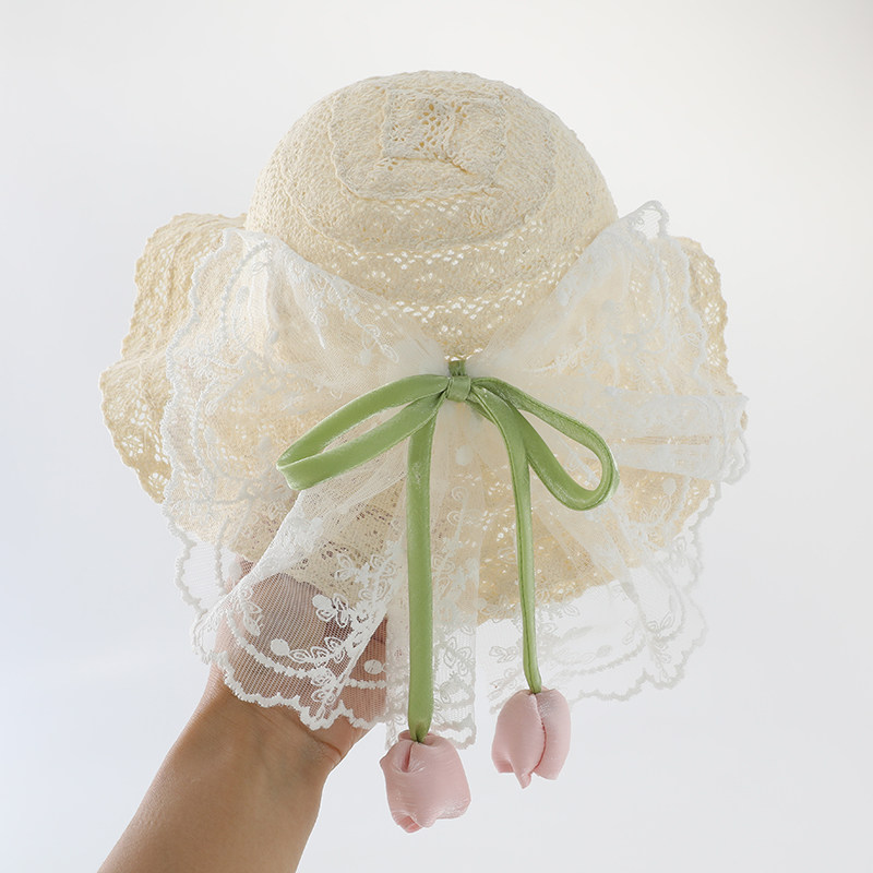 女童遮阳帽子夏季甜美薄款大檐婴儿纯棉渔夫帽防晒女孩宝宝太阳帽,童装/婴儿装/亲子装,帽子,淘宝优惠券,粉丝福利购,淘宝优惠卷