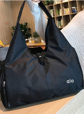 欧美alo yoga健身包旅行收纳袋大学生单肩包大容量可折叠多功能手