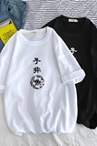 DX17070-P25纯宽松短袖t恤男大码五分袖男半袖男港风，男装T恤，电商A040
