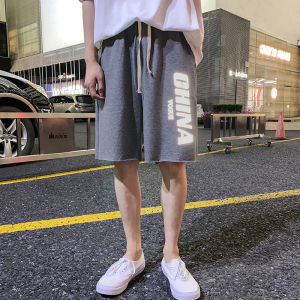 DK31053-P25运动短裤男宽松大码5五分裤男中裤沙滩裤,穿长款外套内搭怎么搭图片