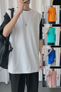 BX25099-P20 港风运动汗背心男大码汗衫男无袖t恤男图片