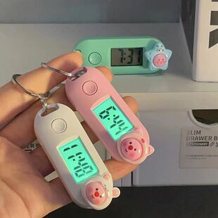 可爱露比迷你挂表便携式 电子表工作学习考试时间表静音 学生迷你版