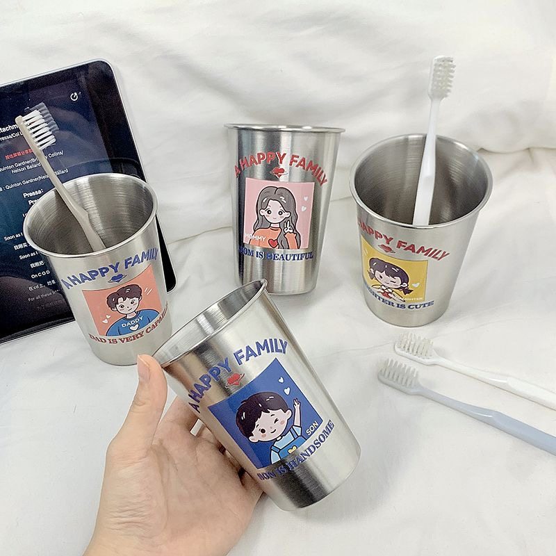 不锈钢家居牙刷杯简约防霉漱口杯创意洗漱杯耐脏家庭款加厚防摔款,家庭/个人清洁工具,洗漱杯,淘宝优惠券,粉丝福利购,淘宝优惠卷