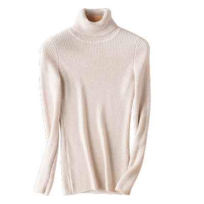 爆款秋冬修身高领毛衣女