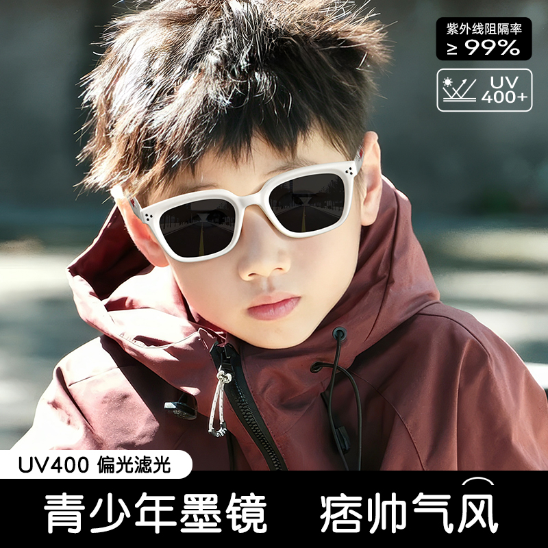 墨镜男款青少年帅气风港风不伤眼睛防紫外线男孩专业专用太阳眼镜