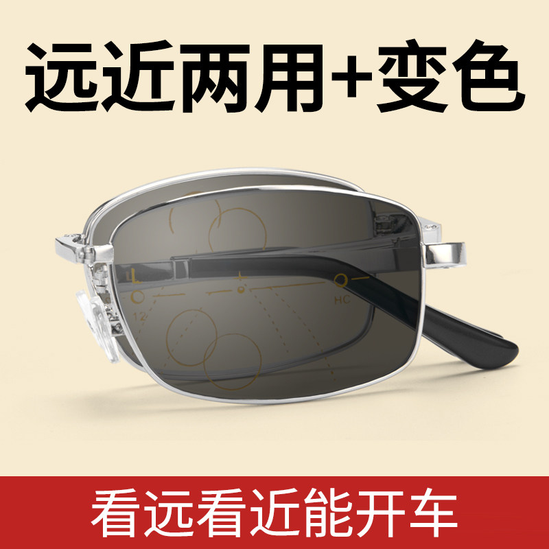 折叠便携式变色自动调节度数