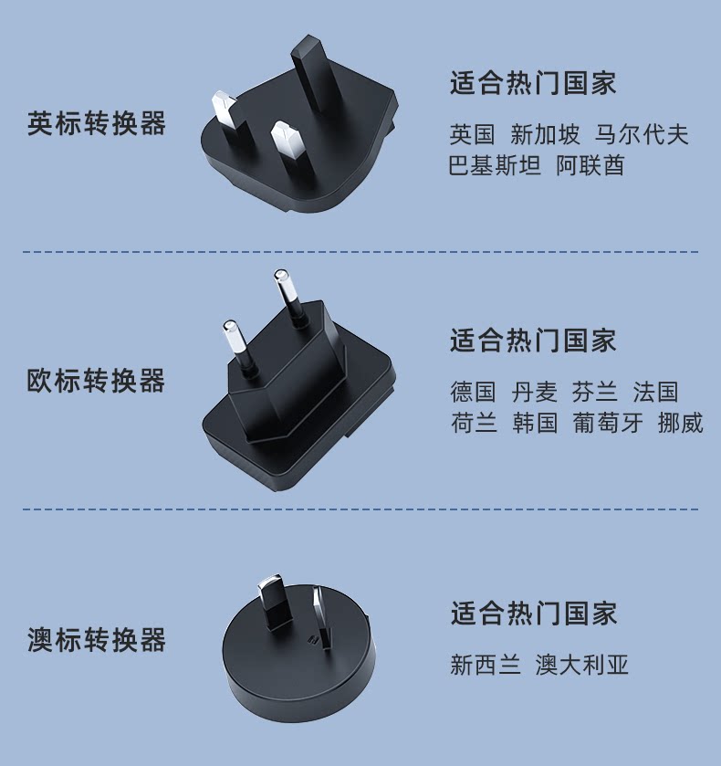 momax摩米士英规转换插头ip95澳规ip93欧规um21/um23充电器专用转
