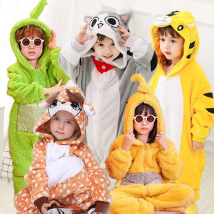 圣诞节儿童cosplay服装老虎起司猫史迪仔天线宝宝小鹿恐龙演出服4