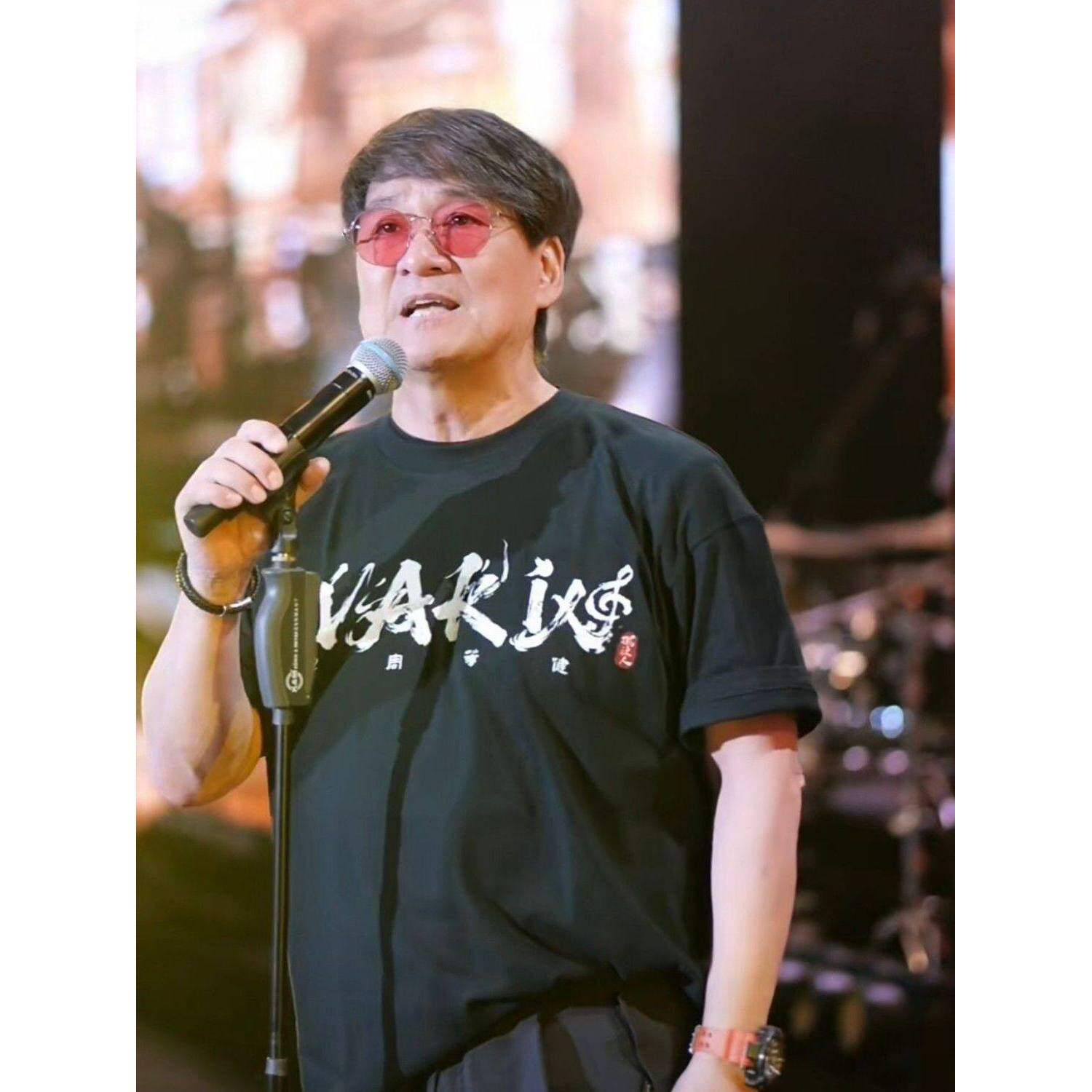 周华健演唱会同款衣服宽松纯棉短袖T恤男女夏季2026应援体恤百搭