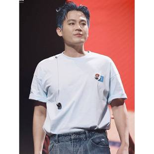 周边纯棉短袖 BETTER演唱会同款 T恤女应援宽松上衣服 欧豪BACK