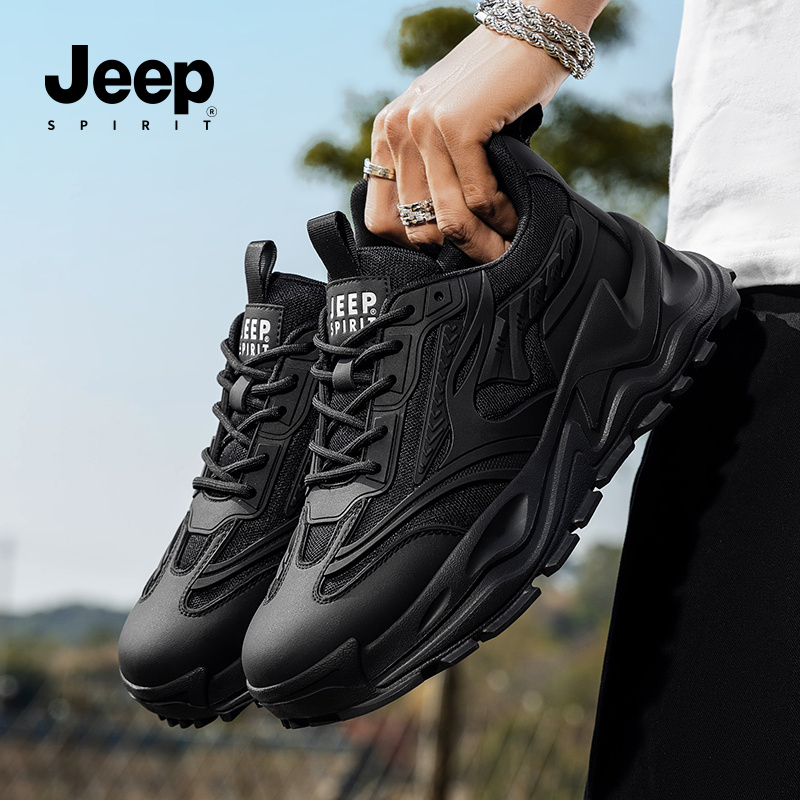 jeepspirit吉普黑武士老爹鞋