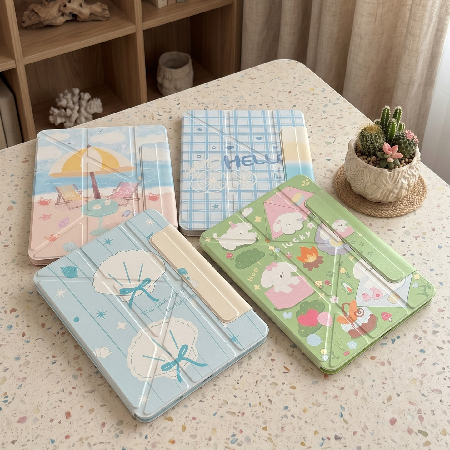 适用于苹果iPad11平板2026新款Air8保护壳3+y无笔槽pro12.9磁吸双面夹10代折搭扣mini7防弯摔13轻薄皮套5可爱