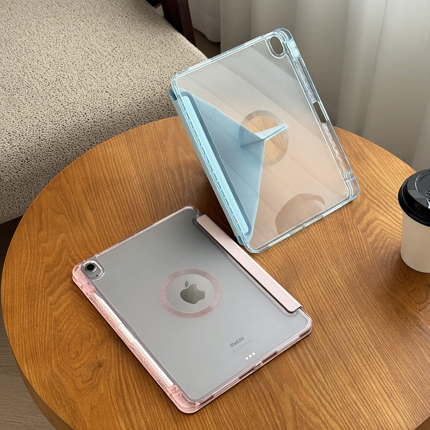 二代防弯适用苹果ipadair7保护壳11代10.2平板a16亚克力磨砂防指纹mini透明pro13全包9.7防摔y折12.9皮套2024