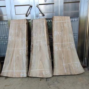 整木原木香樟木木板樟木原木木板原生态茶台木板自然边实木板定制