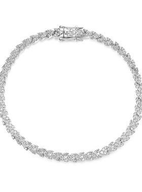 APM Monaco 纯银镶晶钻Couture手链优雅高级轻奢送女友生日礼物