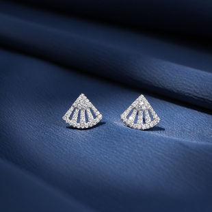 APM Baby小扇子耳钉女纯银小众耳饰耳环高级感女神节礼物 Monaco