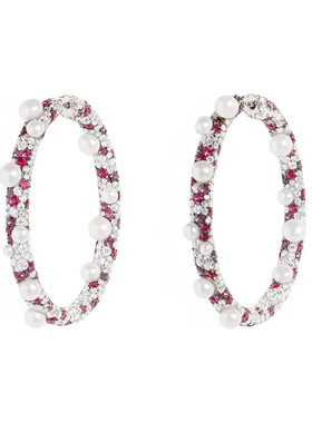 【生日礼物】APM Monaco珍珠耳环轻奢设计感高级时尚百搭耳饰耳圈