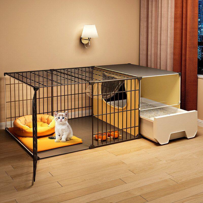 猫笼猫咪笼子家用室内猫窝屋猫厕所一体一室一厅一卫猫别墅猫空笼