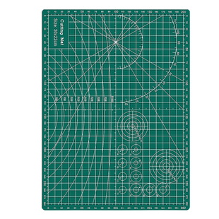 A3切割垫板A2加大加厚手工板多功能双面切割绿色护眼软桌垫小学生裁剪切割用橡胶垫板绘画手工DIY创作切割板