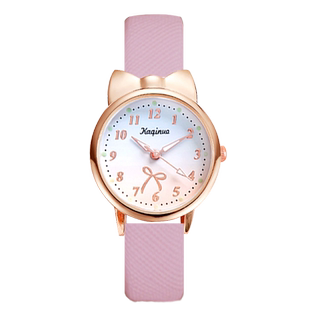 儿童手表女孩初高中小学生可爱卡通6岁10岁以上指针式防水电子表