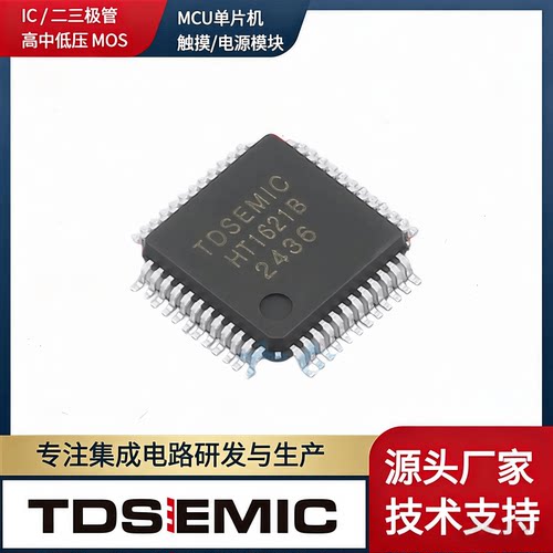 TDSEMICHT1621B-LQFP48LCD芯片