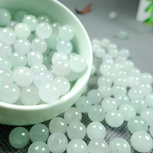 厂价冰透巴山翠散珠配饰