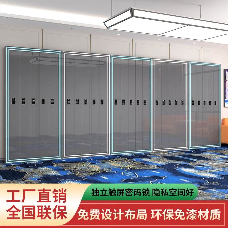 台球杆会员柜感应密码锁展示柜球杆架子九球杆盒箱包存放球杆定制