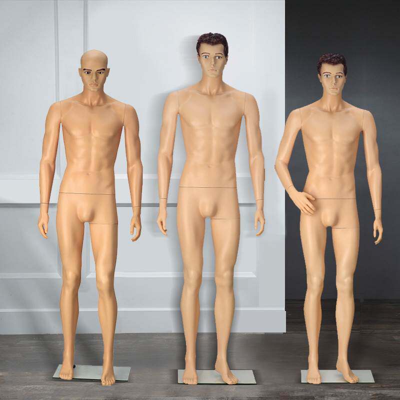 肉色模特道具男全身消防演练专用假人台展示架子橱窗展示架