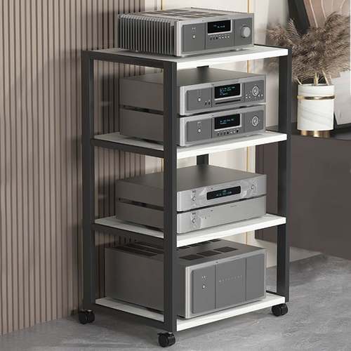 cd柜家用客厅多层功放机柜移动音箱架子混音器家庭影院收纳支架机
