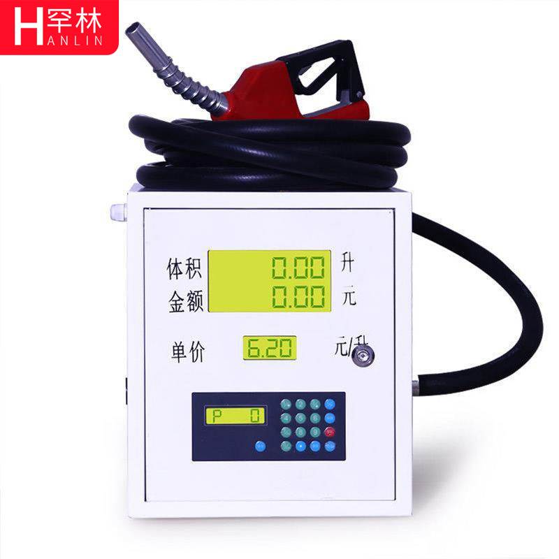12V24V220V伏车载加油机全自动定量柴油小型带计量器跳枪泵抽油机