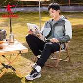 绒保暖男士 运动风衣男2025冬季 外套羽绒服上衣服 清仓乔丹正品 断码