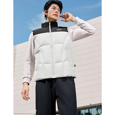 乔丹梭织羽绒男马甲2025年冬季新款运动休闲商场同款QDEKD3254109