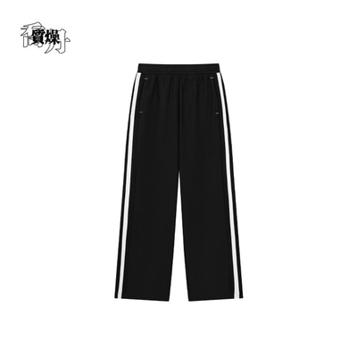 乔丹质燥针织宽松加绒女长裤2025冬季新款商场同款QDLKL2254235B