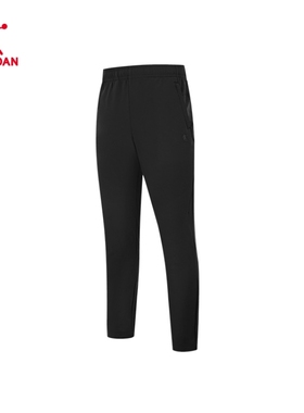 中国乔丹梭织运动长裤男2024夏季新款保暖休闲运动裤EYK43231724