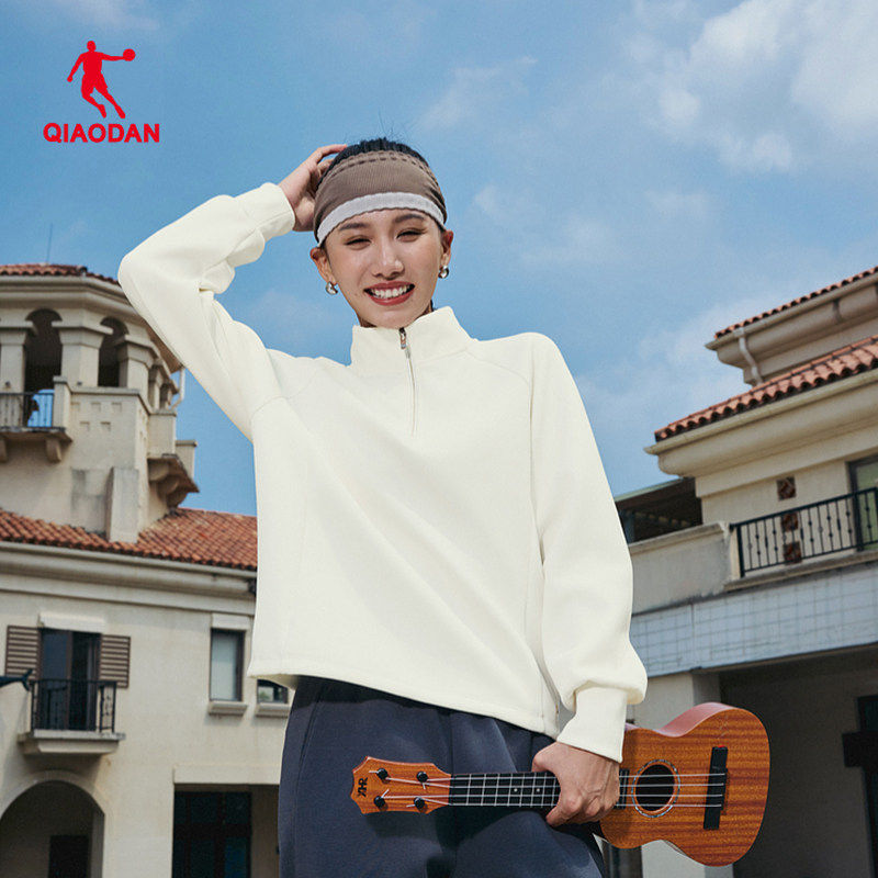 乔丹女套头衫2026年春季新款运动综训卫衣商场同款QDEWD2261135